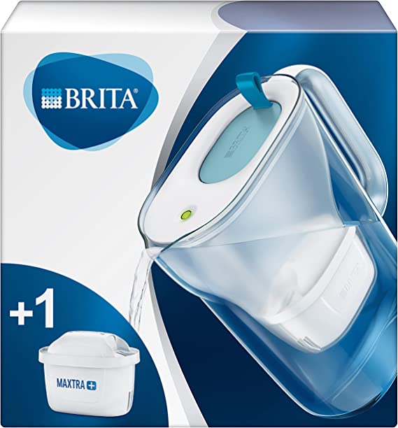 BRITA Style azul - Jarra de Agua Filtrada con 1 cartucho MAXTRA+